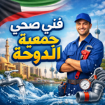 فني صحي جمعية الدوحة