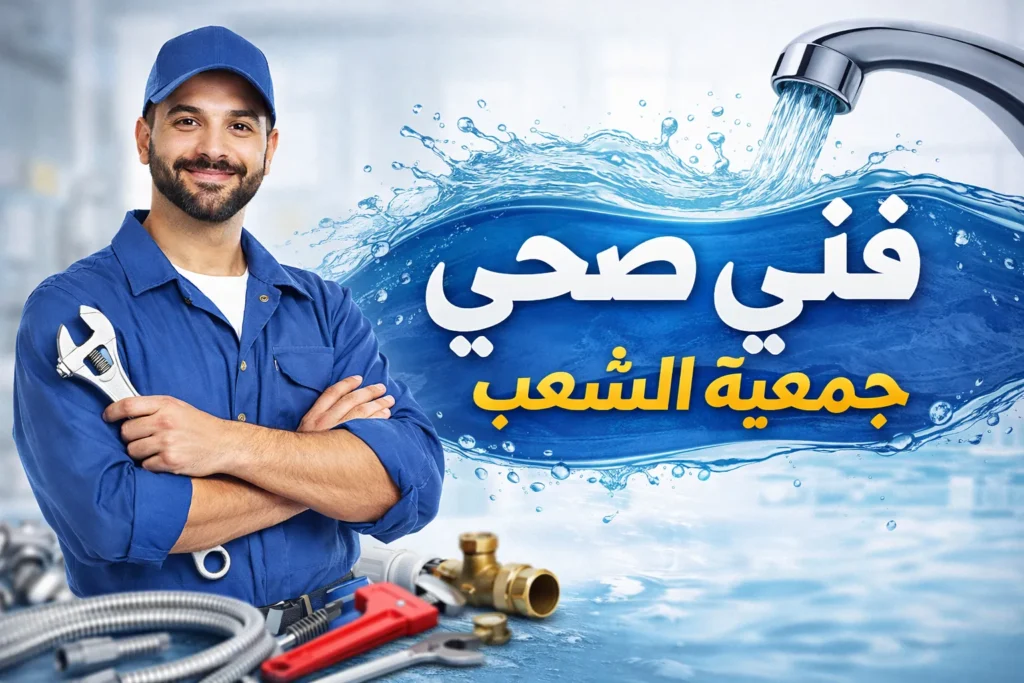 فني صحي جمعية الشعب