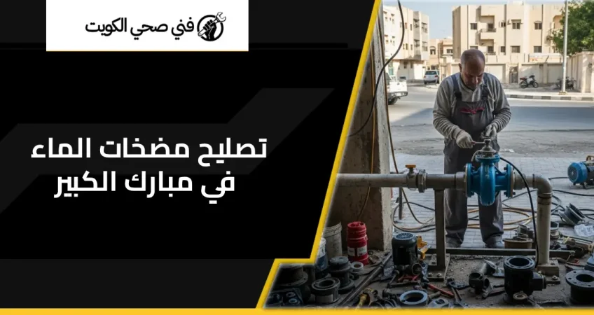 تصليح مضخات الماء في مبارك الكبير