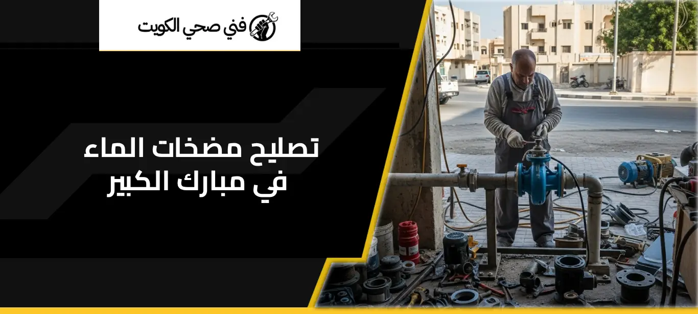تصليح مضخات الماء في مبارك الكبير