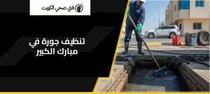 تنظيف جورة في مبارك الكبير