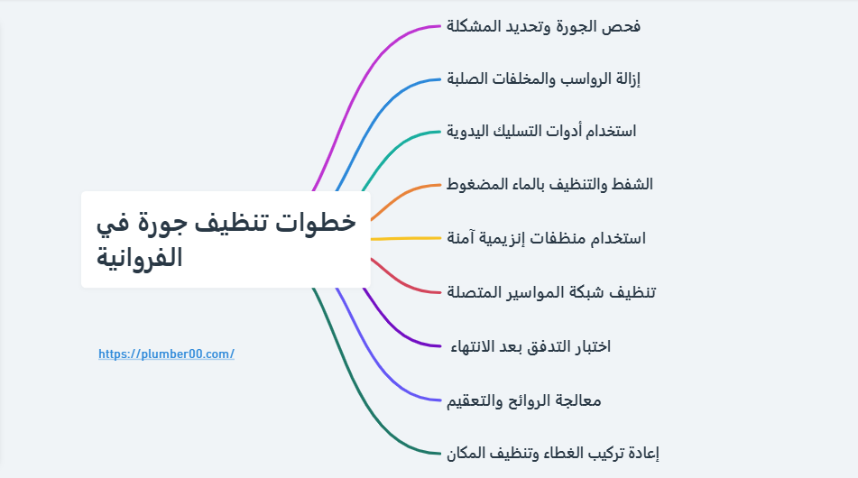 خطوات تنظيف جورة في الفروانية