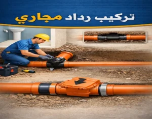 تركيب رداد مجاري