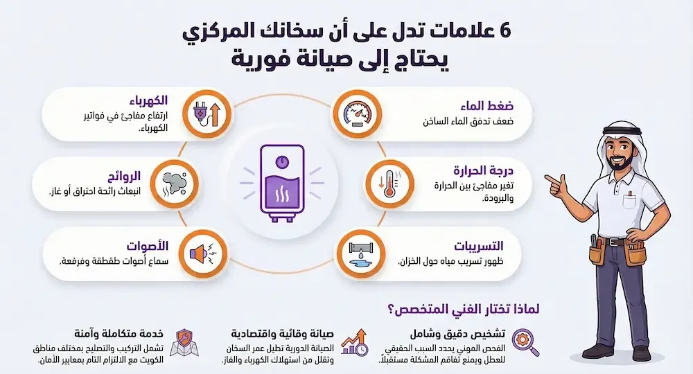 تصليح سخانات مركزيه