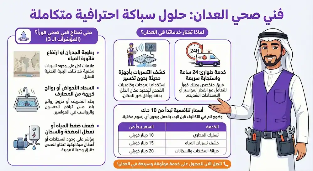 فني صحي العدان