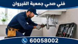 فني صحي جمعية القيروان
