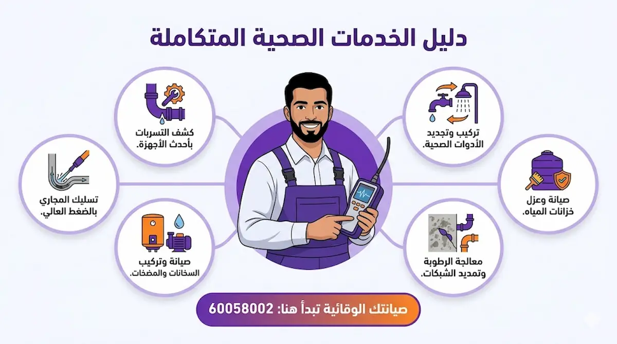 خدمات فني صحي جمعية جنوب عبد الله المبارك 