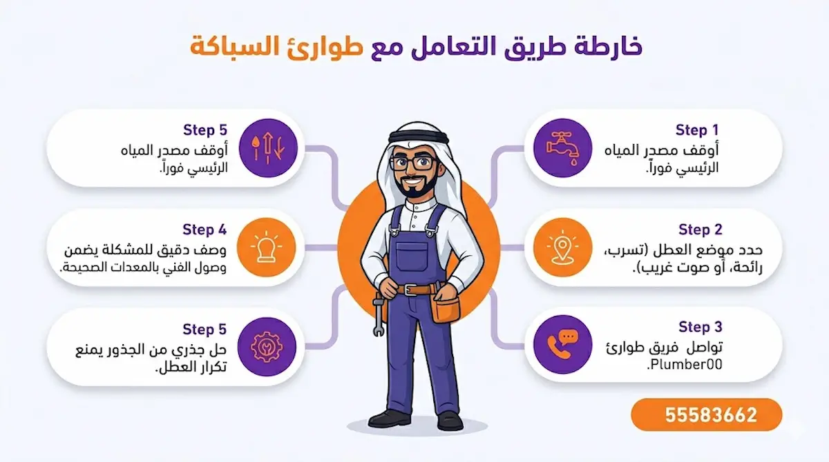 فني صحي جمعية الروضة