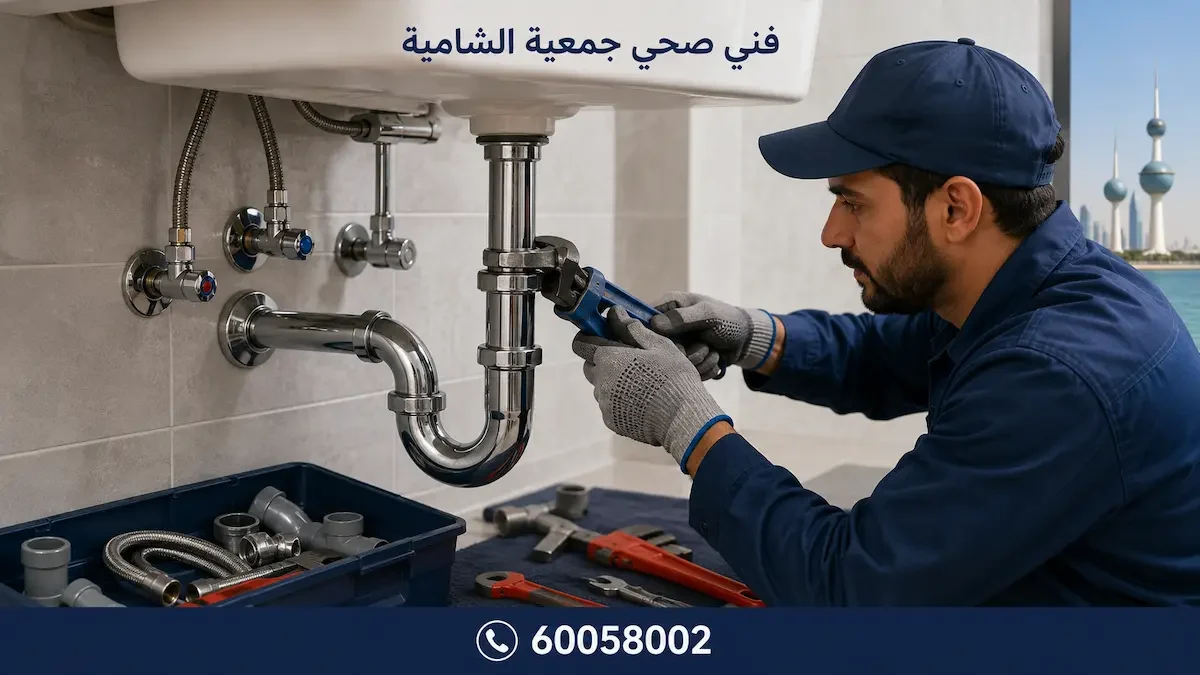 فني صحي جمعية الشامية