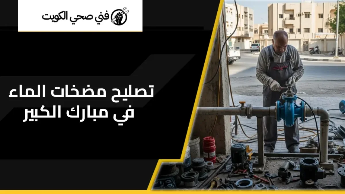 تصليح مضخات الماء في مبارك الكبير