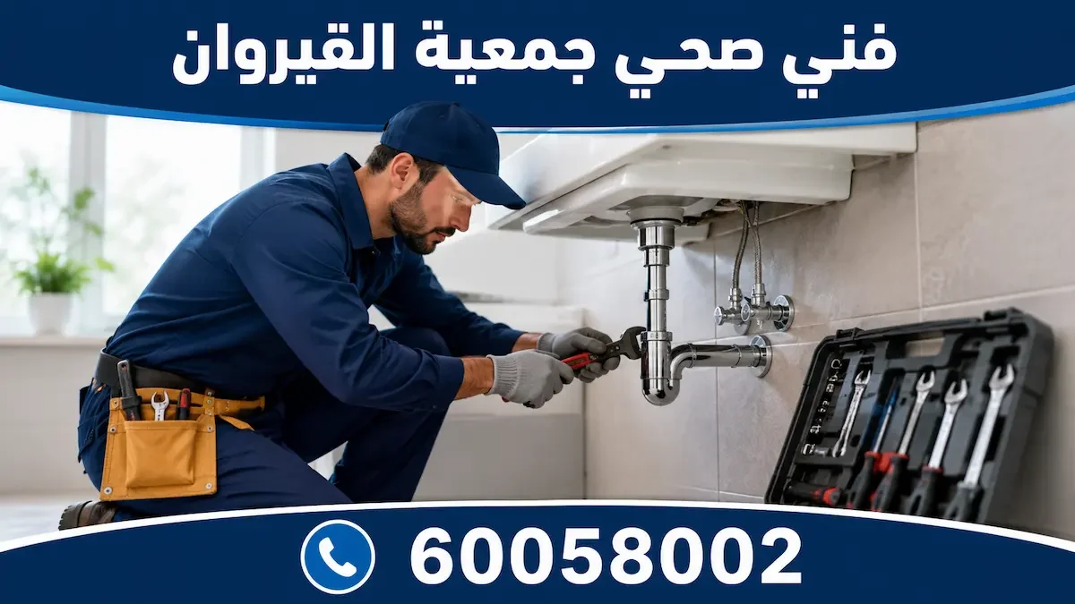 فني صحي جمعية القيروان